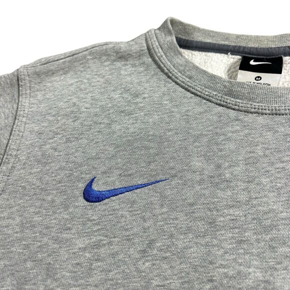 Nike Duke Blue Devils Crewneck Men’s Medium Gray University NCAA Football Y2K - Picture 4 of 10